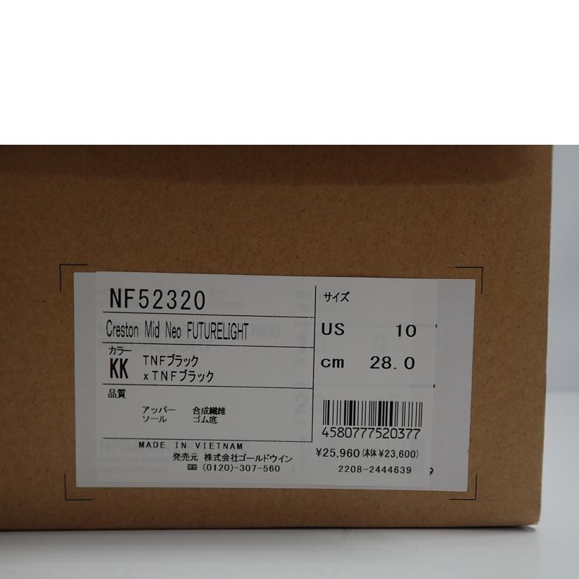 THE　NORTH　FACE ノースフェイス/Creston　Mid　FUTURELIGHT/NF52320//28.0cm/Aランク/62