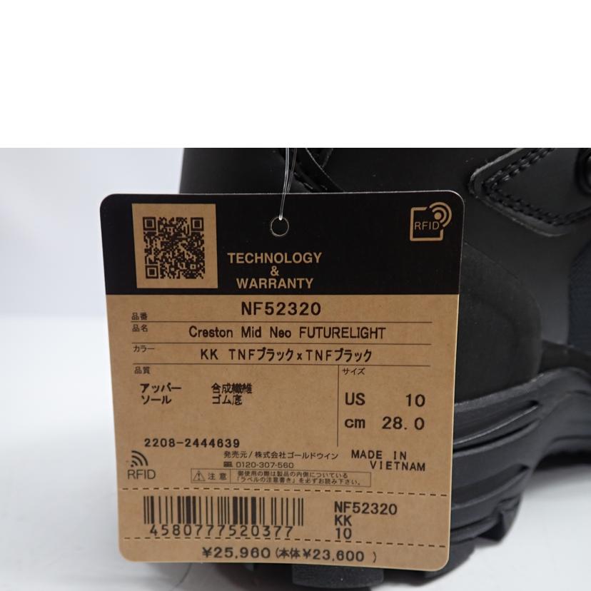THE　NORTH　FACE ノースフェイス/Creston　Mid　FUTURELIGHT/NF52320//28.0cm/Aランク/62