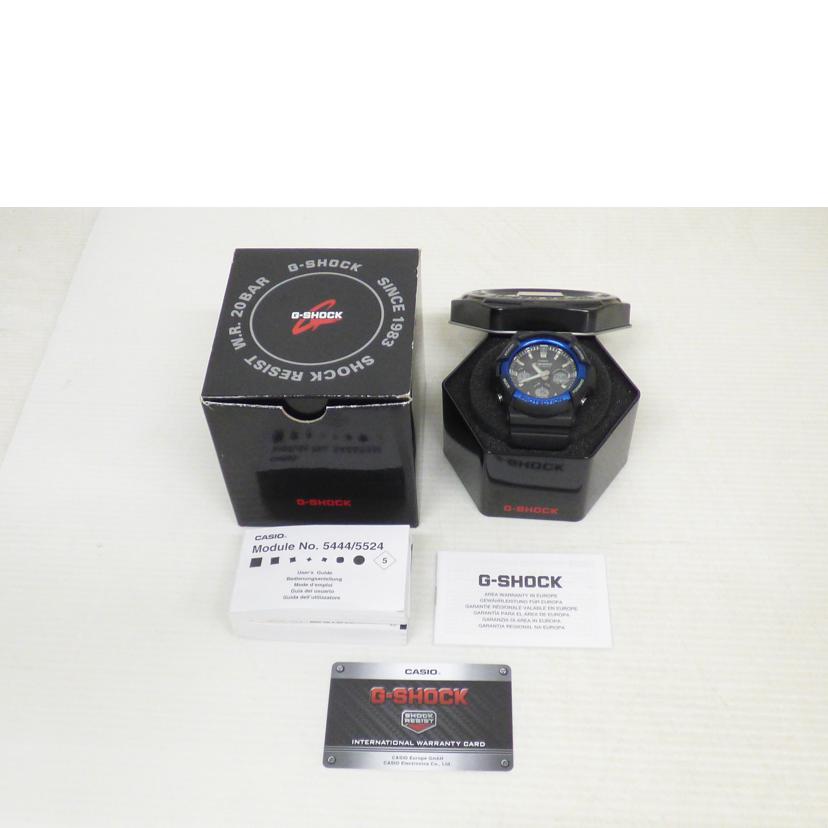 CASIO カシオ/G－SHOCK／電波ソーラー/GAW-100B-1A2JF//544*/ABランク/64