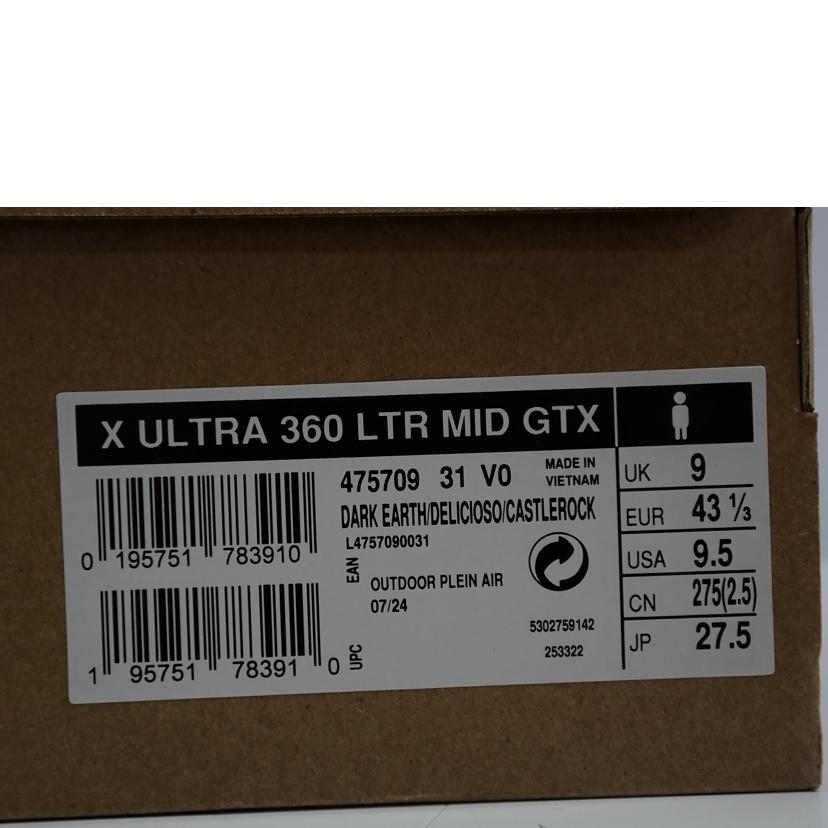 SALOMON サロモン/SALOMON　X　ULTRA　360　LTR　MID　GTX/478168//27.5cm/Sランク/62