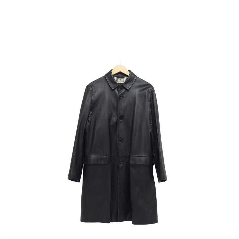 BURBERRY　BLACK　LABEL バーバリーブラックレーベル/レザーコート／羊革／ラム/BMA20-302-09//Bランク/04