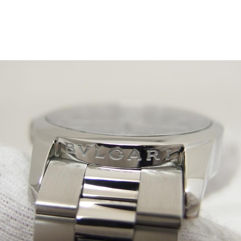 BVRGARI ブルガリ/ソロテンポ／ブラック文字盤／クォーツ/ST37BSS//O29**/Aランク/04