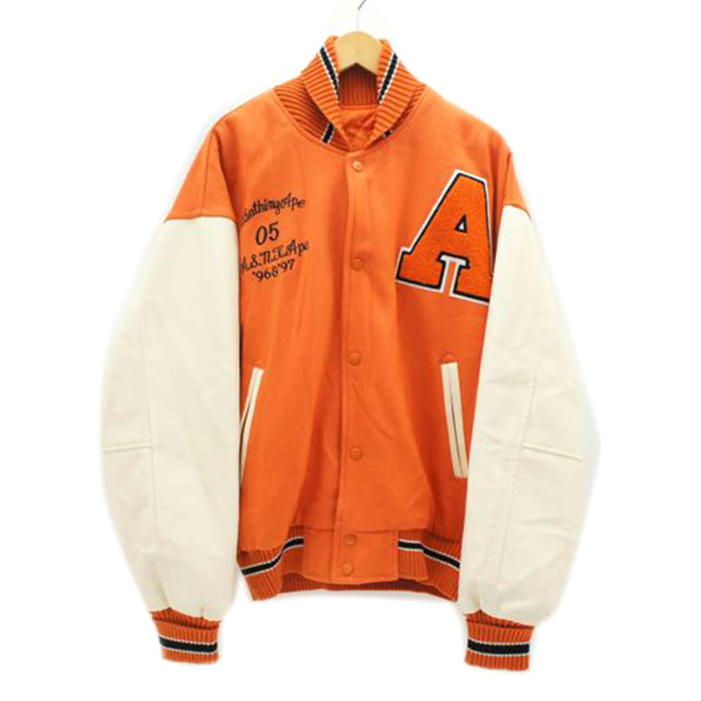 POSTOALLS×APE/POSTOALLS×APE スタジャン//ABランク/64