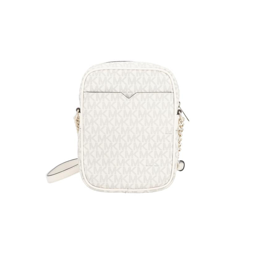 MICHAEL KORS マイケルコース/レザーMK柄チェーンショルダー 白/35F1GTVC2B//ABランク/42