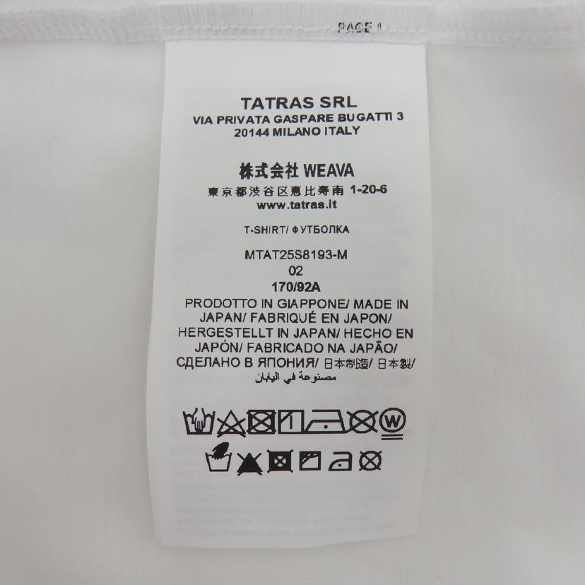 TATRAS タトラス/ヌンキロゴ刺 クルーネックTシャツ/MTAT25S8193-M//SAランク/77