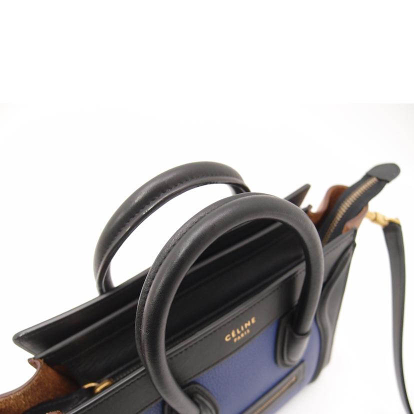 CELINE セリーヌ/ラゲージナノショッパー／バイカラー//CU4***/Aランク/69