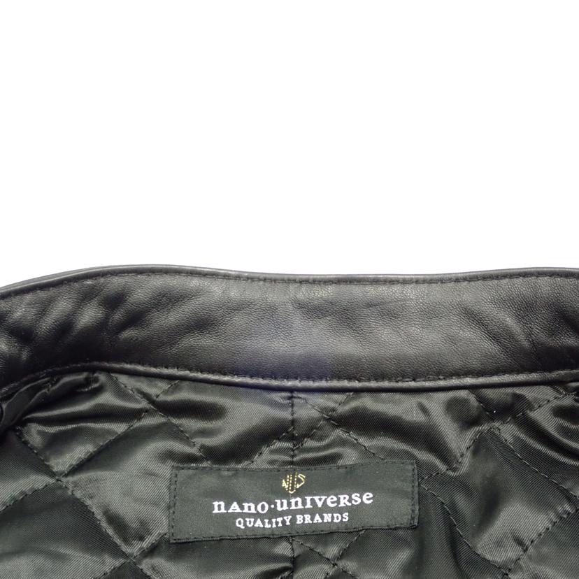 NANO　universe ナノユニバース/★NANO　universe　ラムレザーシングルライダース/BA53LO0270SH//ｻｲｽﾞ:L/Bランク/62