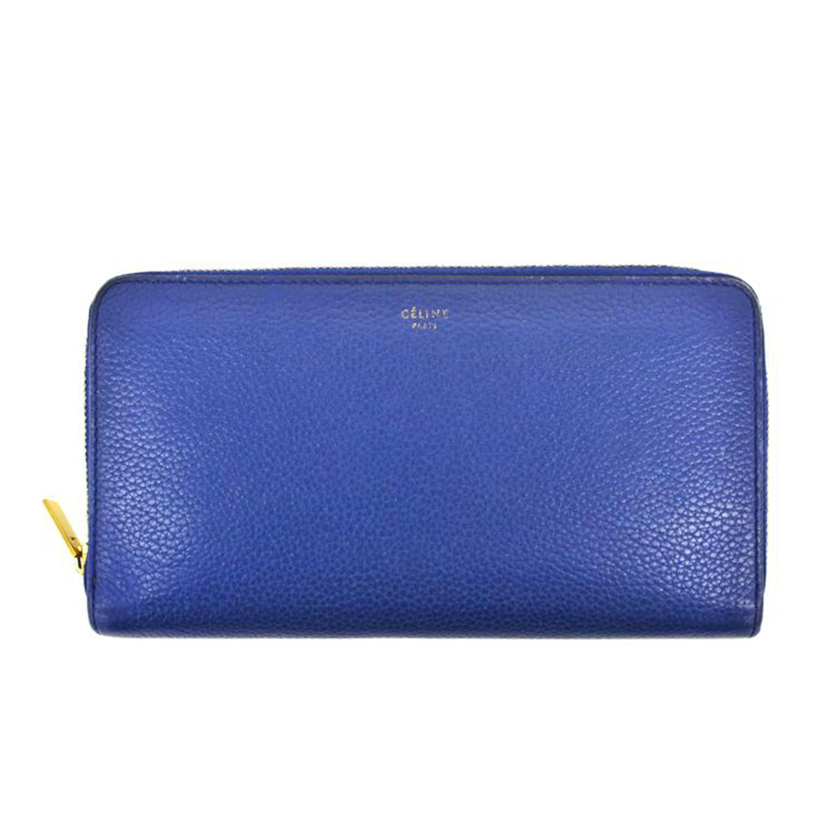CELINE/ラージジップドマルチファンクション／ブルー/105003XFL 07IN//Bランク/75