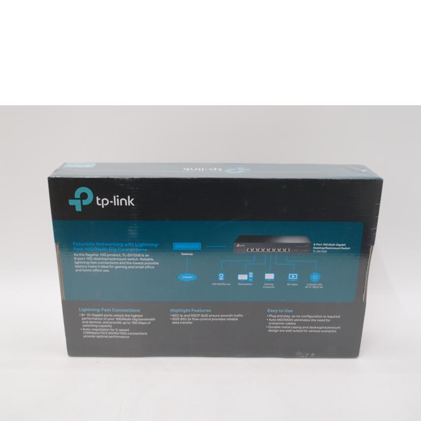 tp－link ティーピーリンク/マルチギガビット/TL-SX1008//22520H3000579/Sランク/69