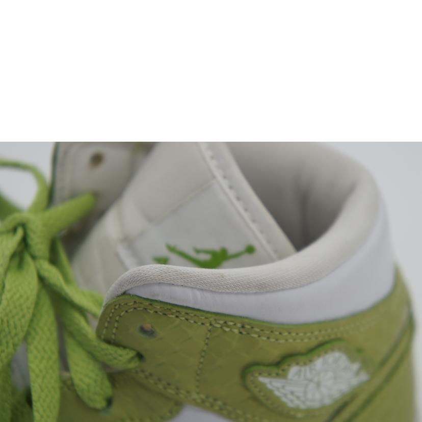NIKE ナイキ/WMNS　AIR　JORDAN　1　MID　SE　黄緑/DV2959 113//ABランク/42