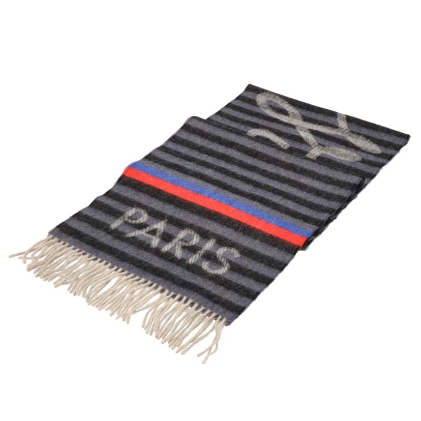 LOUIS VUITTON ルイヴィトン/LOUIS VUITTONエシャルプトランクストライプ　ブルー×ブラック/M74958//Aランク/24