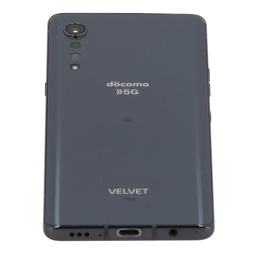 LG　Electronics　docomo LG電子　/スマートフォン／LG　VELVET　128GB/L-52A//012VTBB0039085/Bランク/71