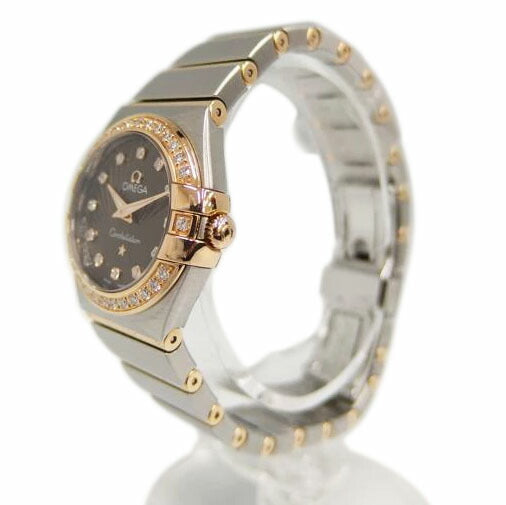 OMEGA オメガ/コンステレーション／PGコンビ／12Pダイヤ／クォーツ/123.25.24.60.63.001//912*****/Aランク/82