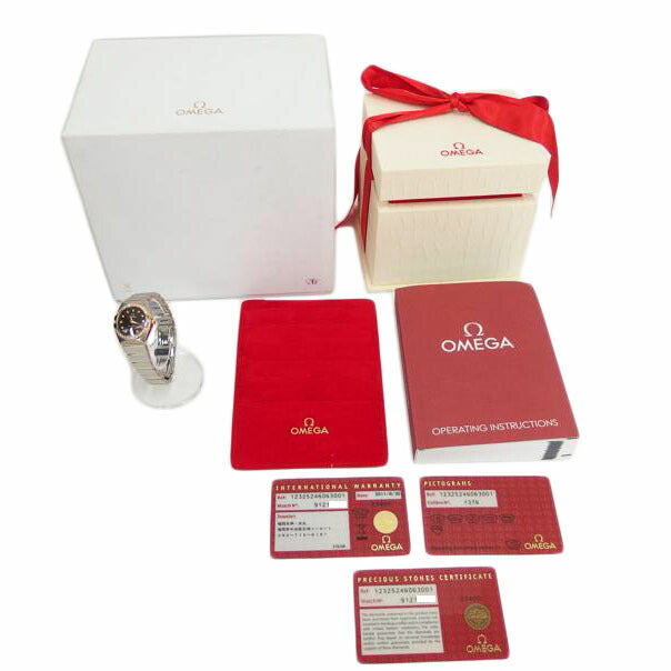 OMEGA オメガ/コンステレーション／PGコンビ／12Pダイヤ／クォーツ/123.25.24.60.63.001//912*****/Aランク/82