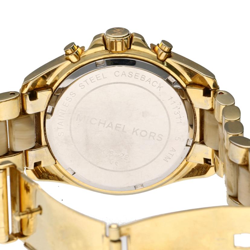 MICHAEL　KORS マイケルコース/MK／ブラッドショー／／クロノグラフ／クォーツ/MK-5722//111***/Bランク/06