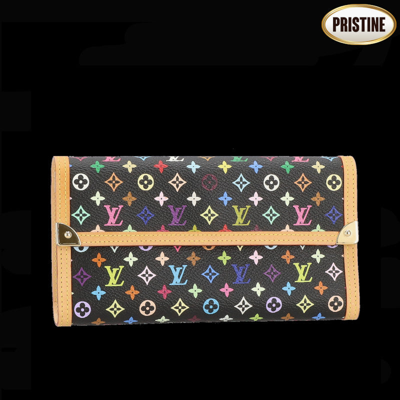 LOUIS VUITTON ルイヴィトン/ポルトフォイユ・インターナショナルノワール/モノグラム・マルチカラー/M92658//TH0***/SAランク/91