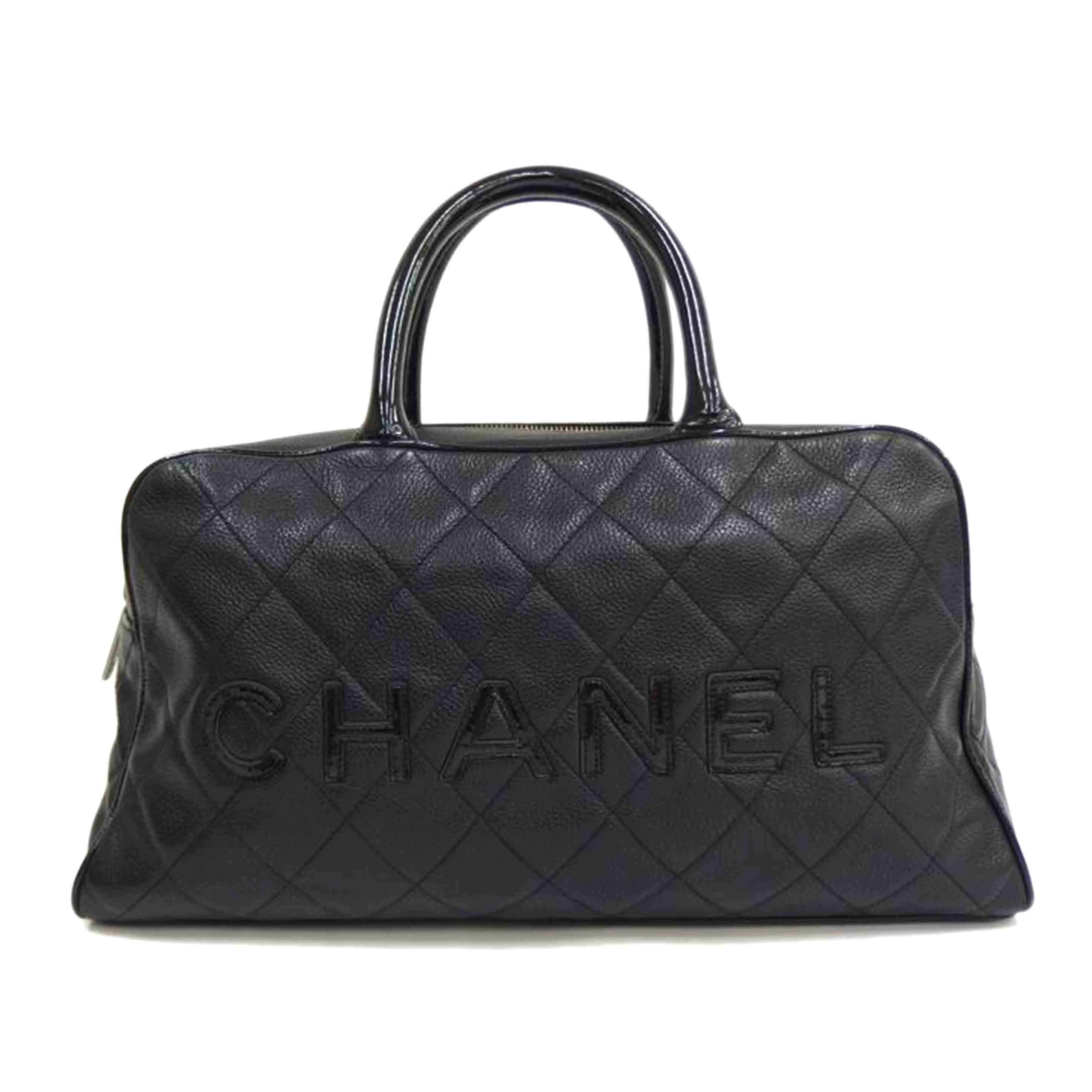 CHANEL ｼｬﾈﾙ/マトラッセ／キャビアスキンボウリングバック/A15685//620****/ABランク/82