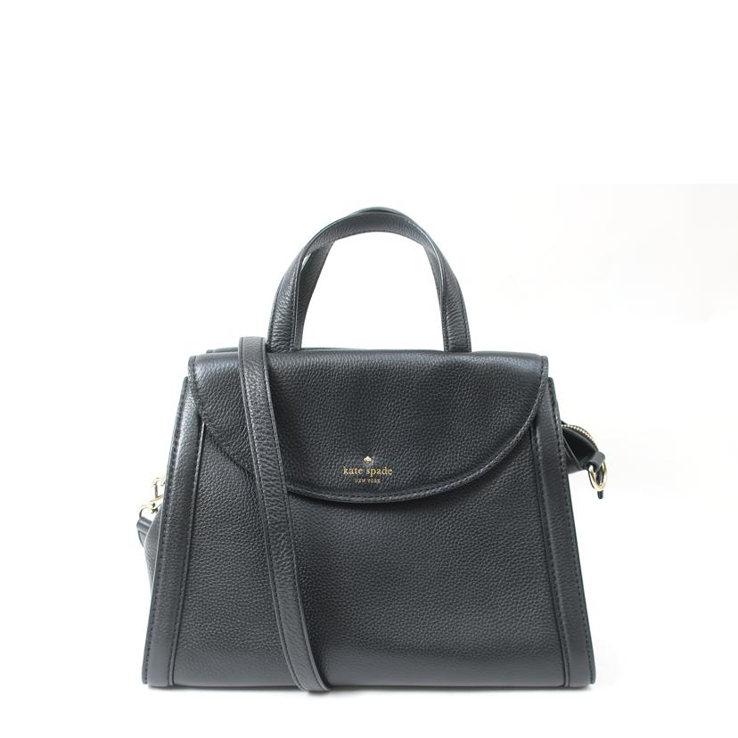 Kate　Spade ケイトスペード/レザー2WAYバッグ　ブラック　ストライプ/PXRU6469//ABランク/65