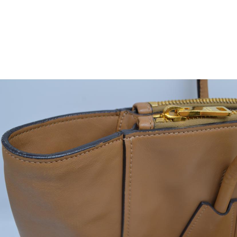 PRADA プラダ/ヴィッテロソフト2wayレザーハンド／キャメル/BN2764//25/ABランク/89