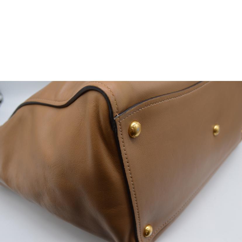 PRADA プラダ/ヴィッテロソフト2wayレザーハンド／キャメル/BN2764//25/ABランク/89