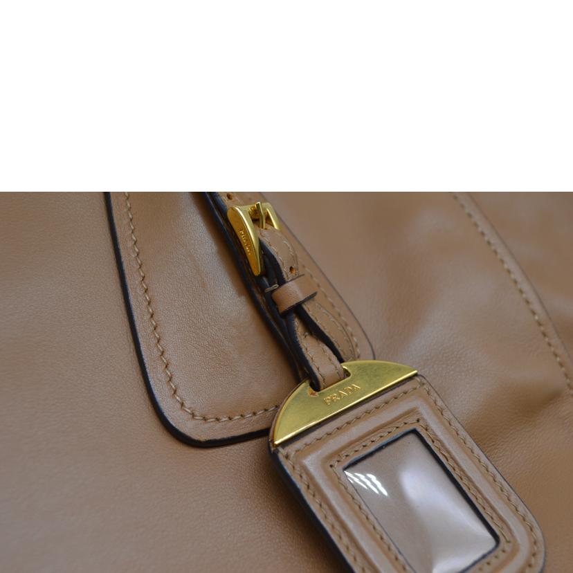 PRADA プラダ/ヴィッテロソフト2wayレザーハンド／キャメル/BN2764//25/ABランク/89
