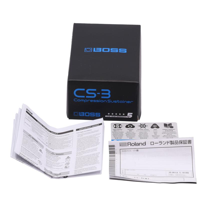 BOSS ボス　/エフェクター／コンプレッションサスティナー　/CS-3//E2S6357/Aランク/81