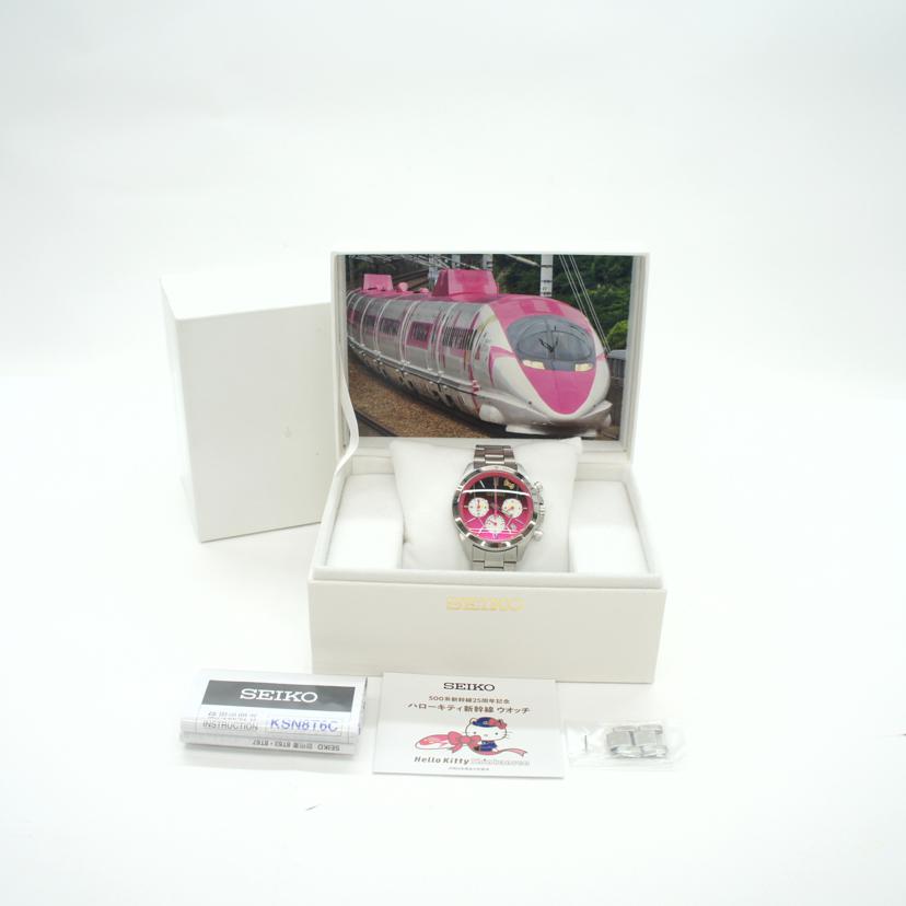 SEIKO セイコー/ハローキティ新幹線ウォッチ/8T63-01R0//007******/Aランク/21