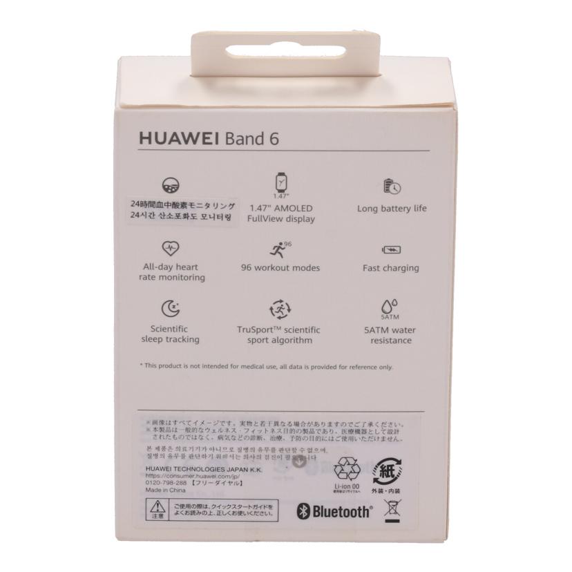 HUAWEI　 ファーウェイ　/スマートウォッチ／HUAWEI　Band　6　未使用/FRA-B19//NNTUT21726001120/Sランク/62