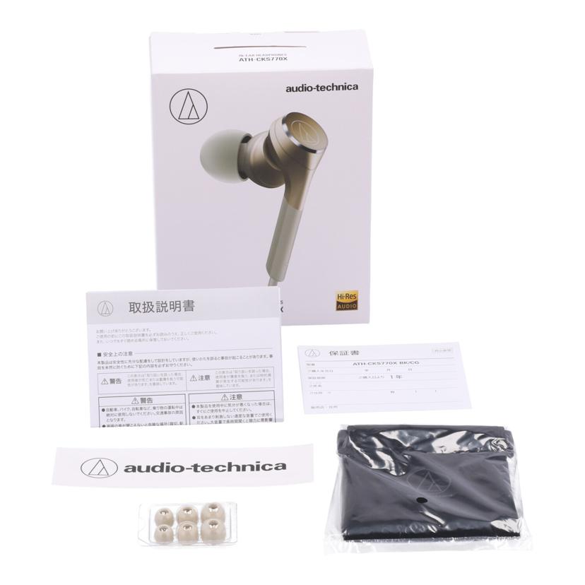audio－technica オーディオテクニカ　/カナル型有線イヤホン／SOLID　BASS/ATH-CKS770X//JAN4961310144135/Aランク/81