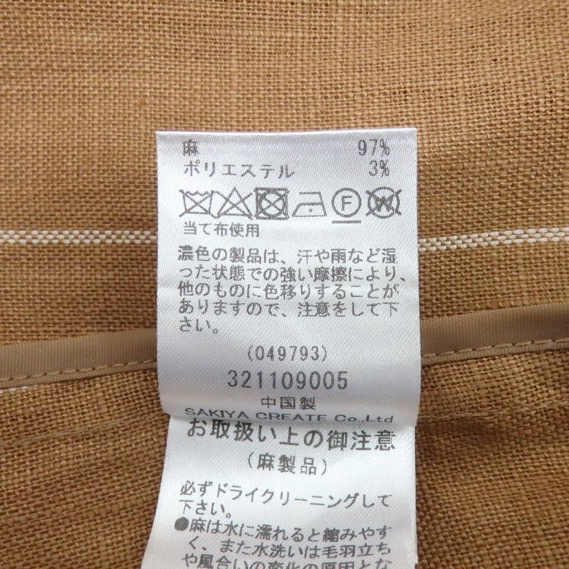 LUCA ルカ/リネンロングコート　ストライプ/49793-321109005//SAランク/77