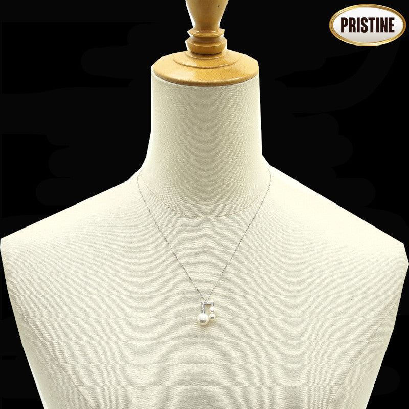 TASAKI タサキ/K18WGバランス・ノートDパヴェペンダント/D0.09Ct//Aランク/88