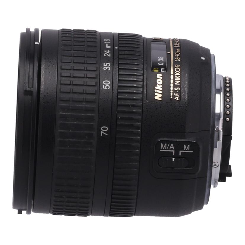 Nikon ニコン　/交換レンズ／18－70mm/AF-S DX 18-70mm f3.5-4.5G ED　//2929294/Bランク/82