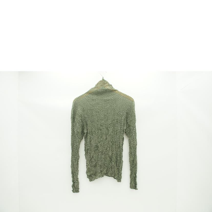 ISSEY　MIYAKE イッセイミヤケ/ドット柄カットソー／グリーン//ABランク/18