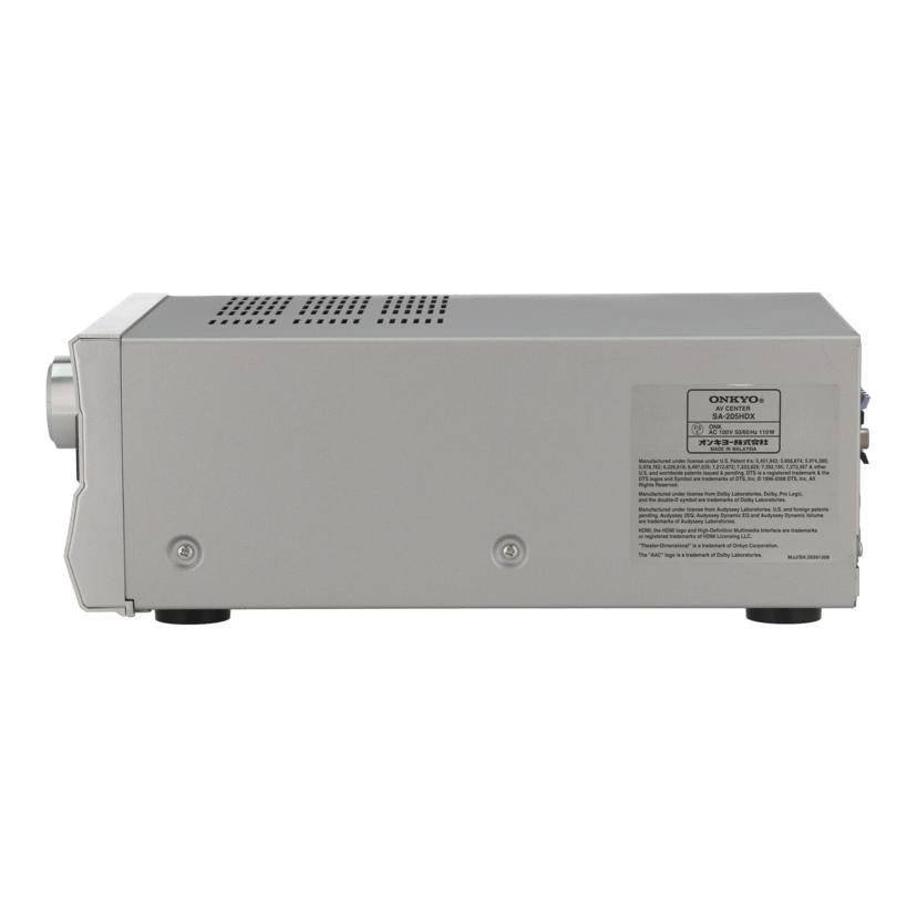 ONKYO オンキヨー/AVレシーバーアンプ/SA-205HDX/3003JJA080026677/Bランク/77【中古】 楽天市場】ONKYO オンキヨー/AVレシーバーアンプ/SA-205HDX