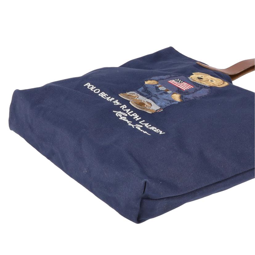 POLO　RALPHLAUREN ポロ　ラルフローレン/ポロベアー刺繍トートバッグ//Aランク/81
