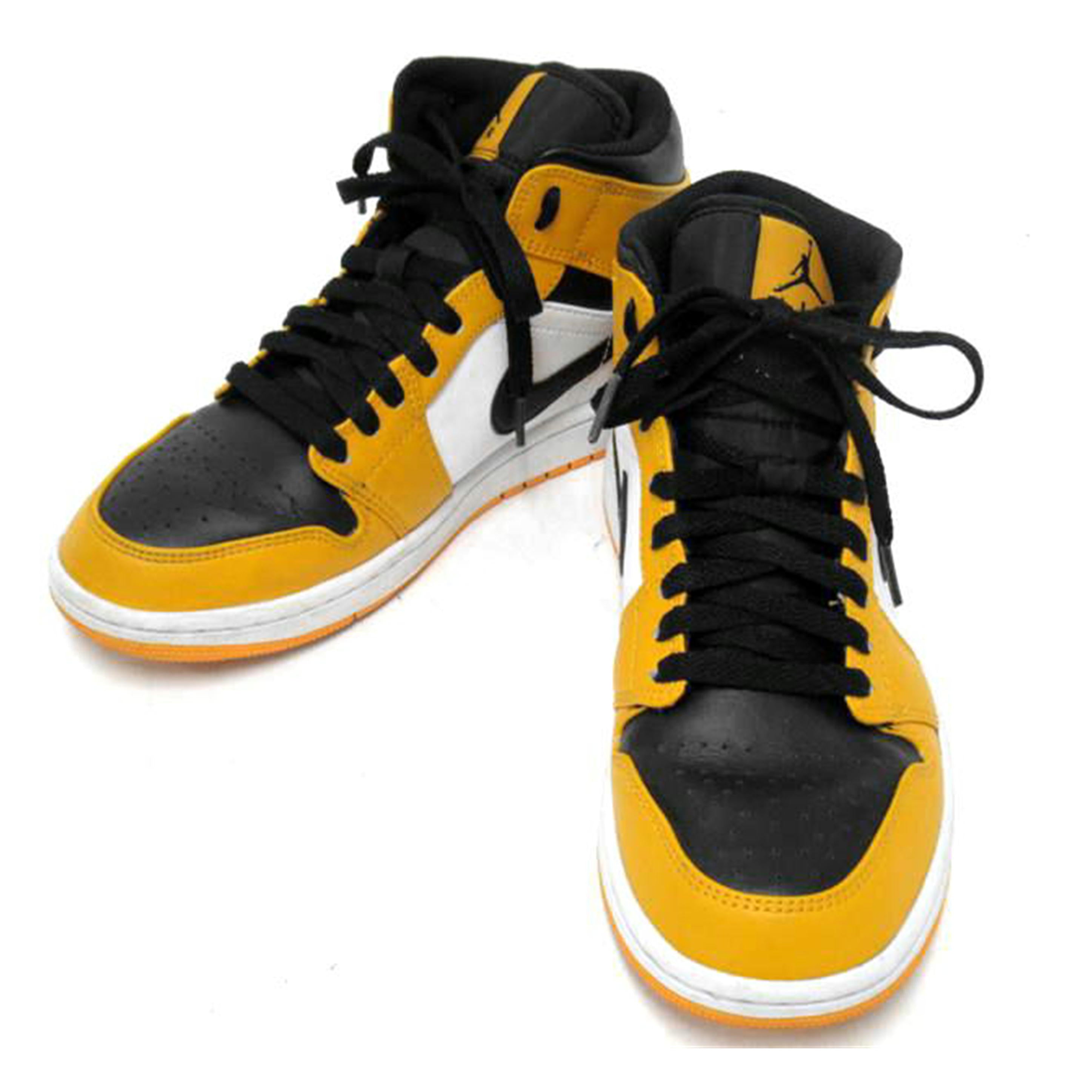 NIKE/Air　Jordan　1　Mid／黒×黄/554724-701//ABランク/63