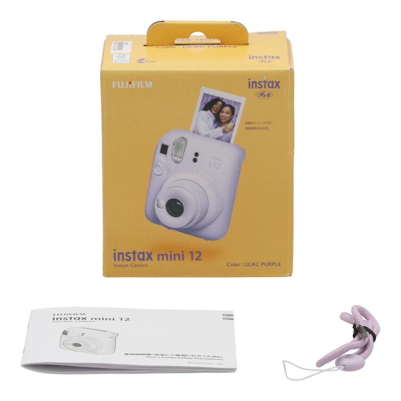 FUJIFILM 富士フイルム　/インスタントカメラ／チェキ/instax mini 12//C512944/ABランク/77