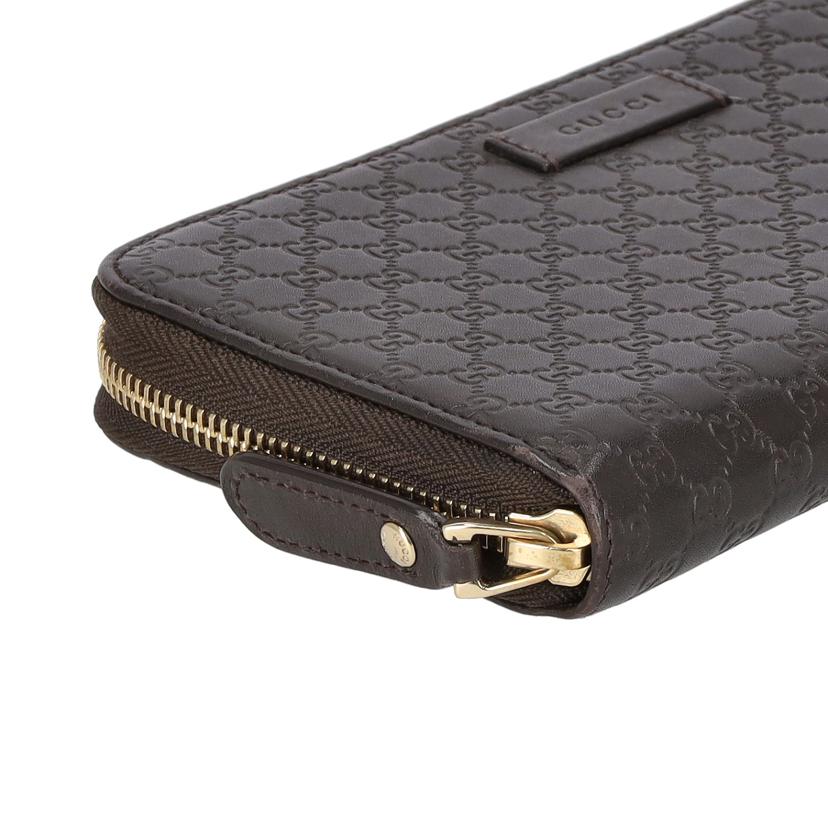 GUCCI グッチ/グッチシマラウンドファスナー長財布/449391//534***/Aランク/91