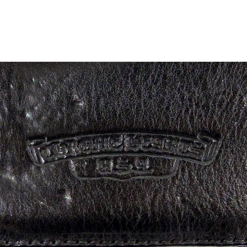 CHROME HEARTS クロムハーツ/クロムハーツ/ウェーブウォレットクロスボールボタン//ABランク/75