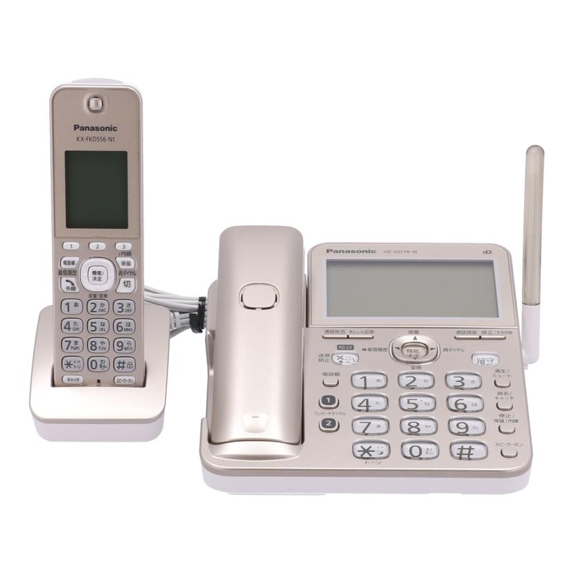 Panasonic パナソニック　/コードレス電話機／RU・RU・RU/VE-GD78DL//4ABFA103282/ABランク/62