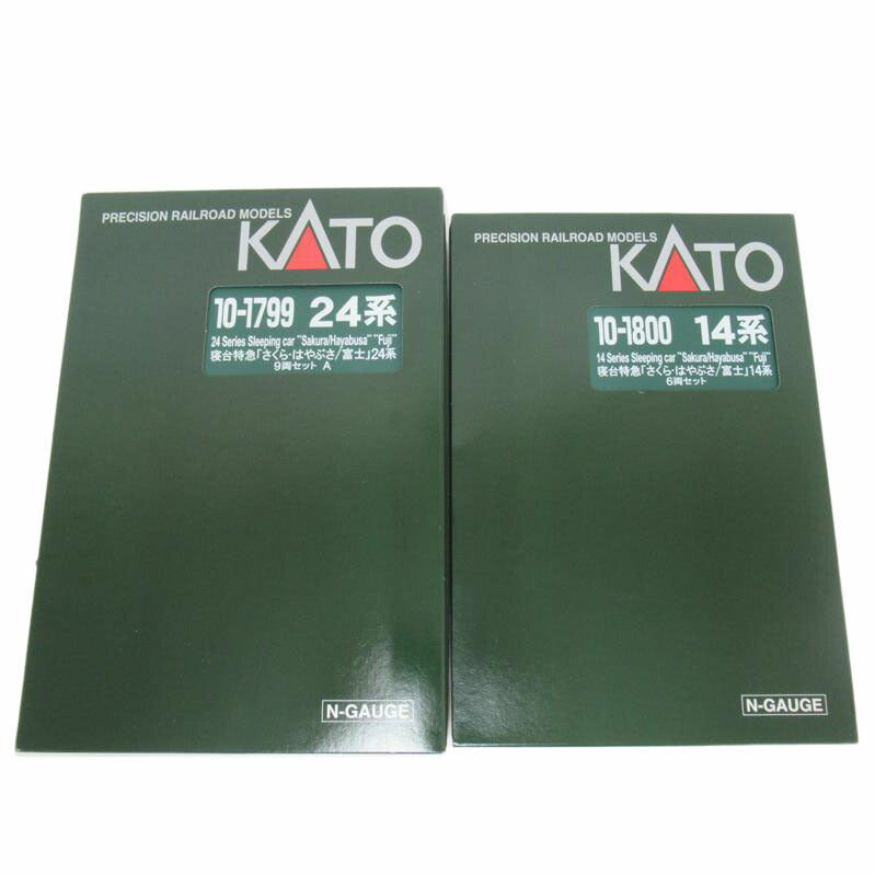 KATO/Nゲージ／KATO・寝台特急「さくら・はやぶさ／富士」15両セット/10-1799･1800//Aランク/63