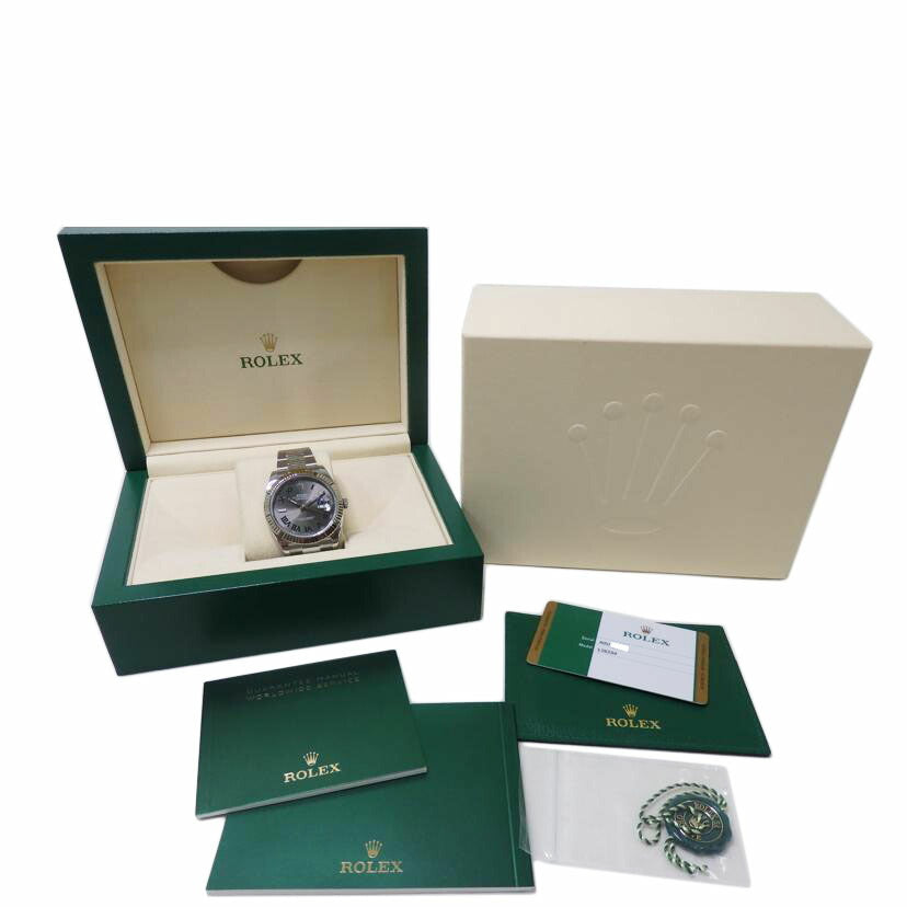 ROLEX ロレックス/デイトジャスト／グリーンローマ文字盤/126334//A0U*****/Aランク/84