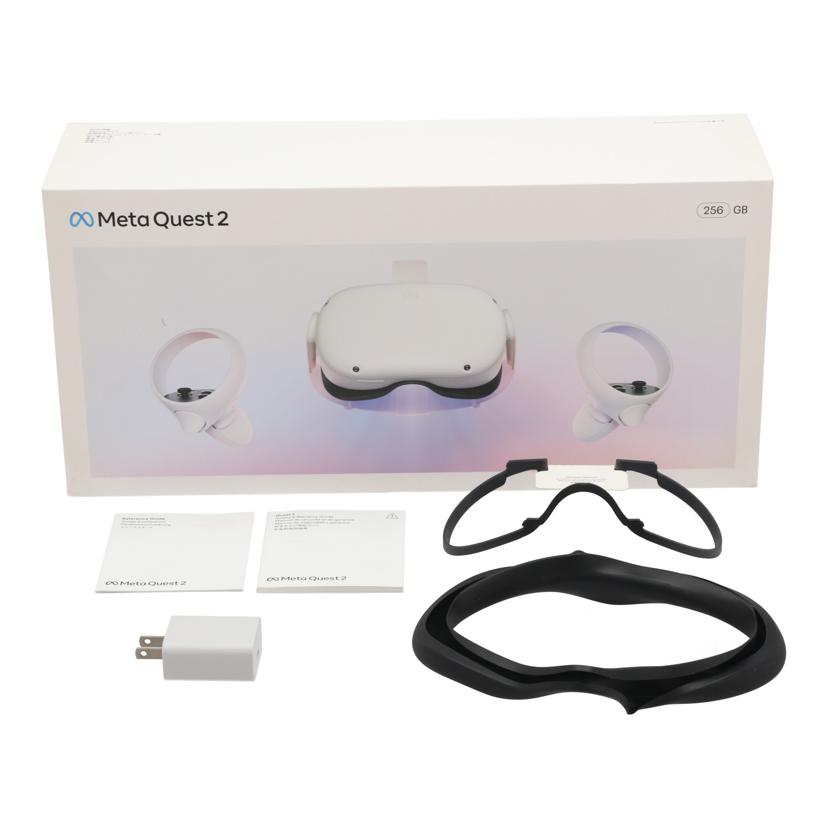 Meta Facebook メタ /VRヘッドセット/Meta Quest2 256GB/301-00353-02 KW49CM//1WMVR4D1LE2456/Bランク/25