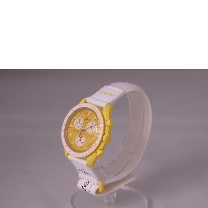 OMEGA×swatch オメガ×スウォッチ/ムーンスウォッチ／MISSION　TO　THE　SUN／クォーツ/SO33J100//Aランク/76