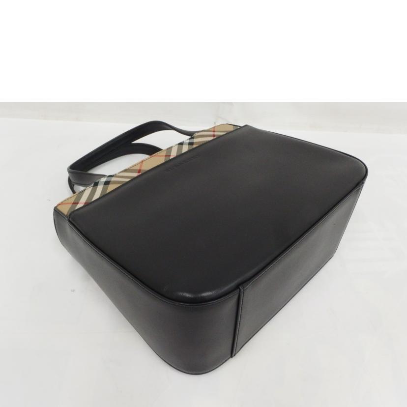 BURBERRY バーバリー/BURBERRY レザートートバック/ブラック//BCランク/82