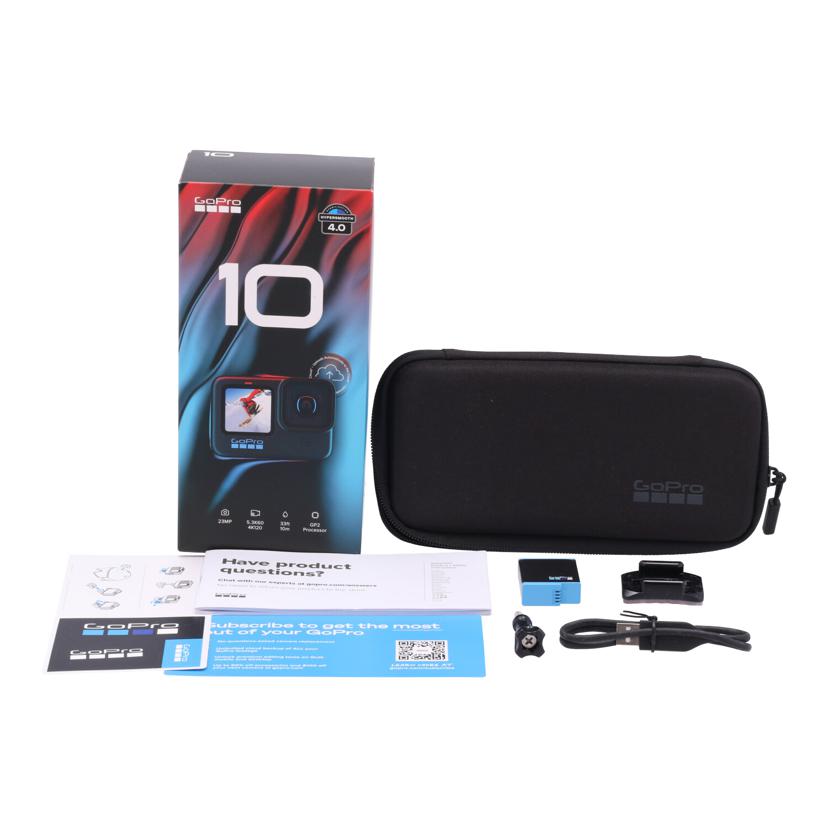 GoPro ゴープロ　/アクションカメラ／HERO10　BLACK/CHDHX-102-FT//C3464280017908/Aランク/64