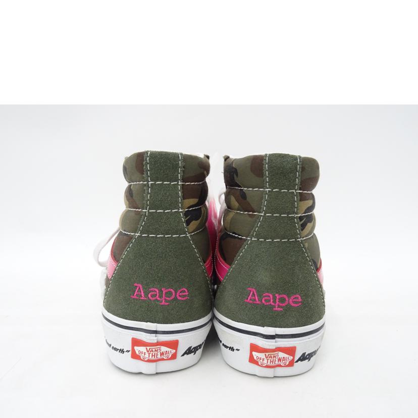 APE×VANS エイプ×ヴァンズ/SK8－HI　BOLT　AAPE　CAMO//Aランク/69