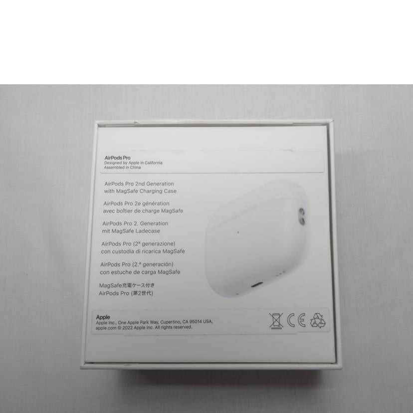 apple アップル/AirPods　Pro　第2世代/MQD83J/A//CW6F4KDWX7/Bランク/52