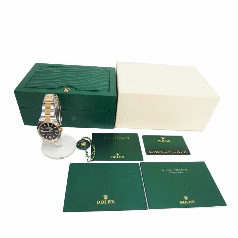ROLEX ロレックス/エクスプローラーI／YGコンビ/124273//449*****/Aランク/82