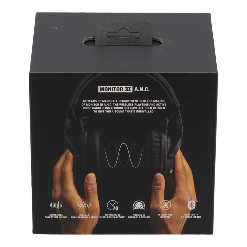 Marshall マーシャル /ワイヤレスヘッドホン未使用/MONITOR III A.N.C.//73400553F521C5E0103854/Sランク/64